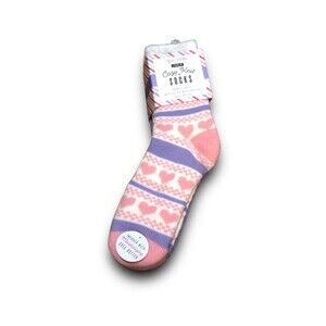 Spa Bella Women's Cozy Knit Double Layer Shea Butter Infused Socks (2 Pairs)